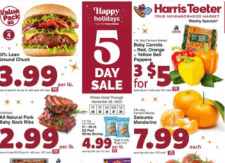 Harris Teeter Weekly Ad Nov 24 – Nov 28, 2023