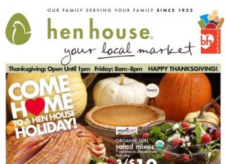 Hen House Weekly Ad Nov 15 – Nov 23, 2023 (Thanksgiving Day Promotion Included)