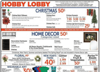 Hobby Lobby Weekly Ad Nov 26 – Dec 02, 2023