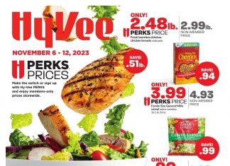 Hy-Vee Weekly Ad Nov 06 – Nov 12, 2023
