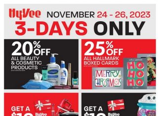 Hy-Vee 3-Day Ad Nov 24 – Nov 26, 2023