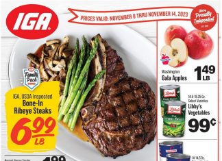 IGA Weekly Ad Nov 08 – Nov 14, 2023