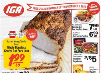 IGA Weekly Ad Nov 29 – Dec 05, 2023