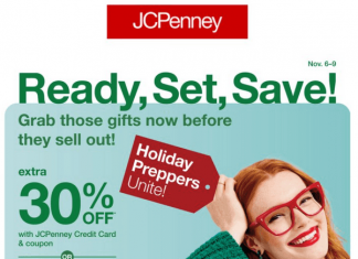 JCPenney Holiday Sale Nov 06 – Nov 09, 2023