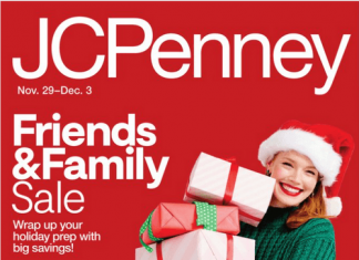 JCPenney Friends & Family Sale Nov 29 – Dec 03, 2023