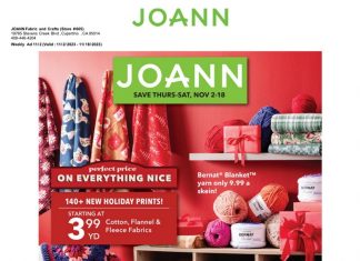 Jo-Ann Weekly Ad Nov 02 – Nov 18, 2023 (Black Friday Promotion Included)
