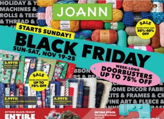 Jo-Ann Weekly Ad Nov 19 – Dec 06, 2023 (Black Friday Promotion Included)