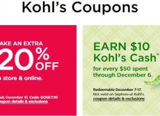 Kohl’s Coupon Ad Until Dec 10, 2023