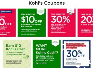 Kohl’s Coupon Ad Until Nov 18, 2023