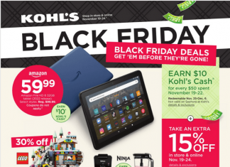 Kohl’s Black Friday Ad Nov 19 – Nov 24, 2023