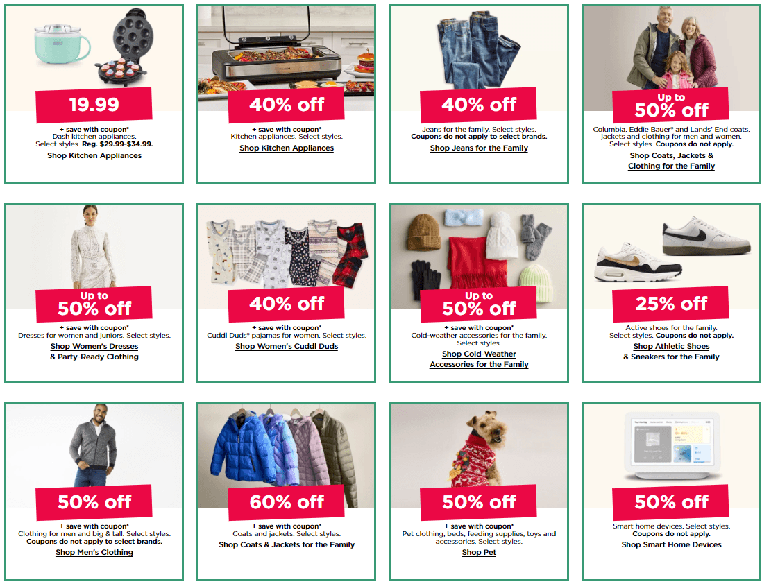 Kohl's Coupon Sale Until Nov 29, 2023