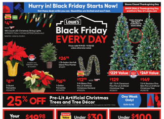 Lowe’s Black Friday Ad Nov 09 – Nov 22, 2023