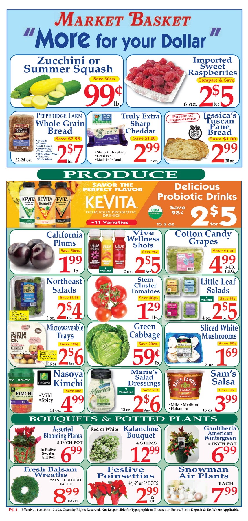 Market Basket Weekly Ad Nov 26 Dec 02, 2023