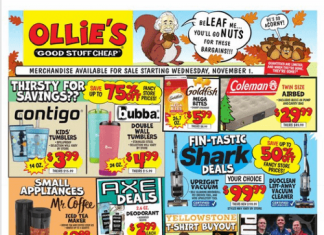 Ollie’s Weekly Ad Nov 01 – Nov 08, 2023
