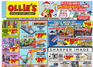 Ollie’s Weekly Ad Nov 29 – Dec 05, 2023