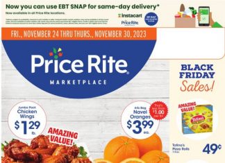 Price Rite Weekly Ad Nov 24 – Nov 30, 2023 (Black Friday Promotion Included)