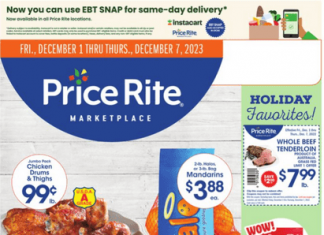 Price Rite Weekly Ad Dec 01 – Dec 07, 2023