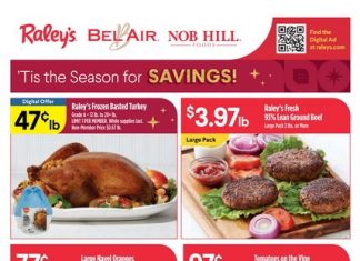 Raley’s Supermarkets Weekly Ad Nov 08 – Nov 14, 2023