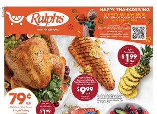 Ralphs Happy Thanksgiving Ad Nov 15 – Nov 23, 2023