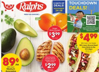 Ralphs Weekly Ad Nov 24 – Nov 28, 2023