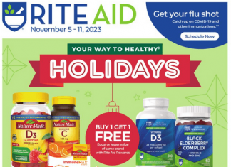 Rite Aid Weekly Ad Nov 05 – Nov 11, 2023
