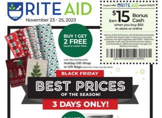 Rite Aid Black Friday Ad Nov 23 – Nov 25, 2023