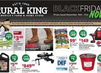 Rural King Weekly Ad Nov 16 – Nov 21, 2023 (Black Friday Promotion Included)