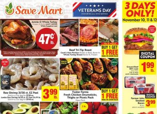 Save Mart Supermarkets Weekly Ad Nov 08 – Nov 14, 2023