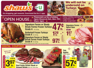 Shaw’s Weekly Ad Nov 10 – Nov 16, 2023