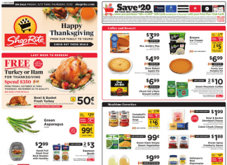 ShopRite Weekly Ad Nov 17 – Nov 23, 2023 (Thanksgiving Promotion Included)