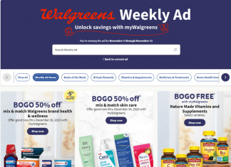 Walgreens Weekly Ad Nov 05 – Nov 11, 2023