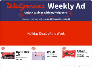 Walgreens Weekly Ad Nov 19 – Nov 25, 2023