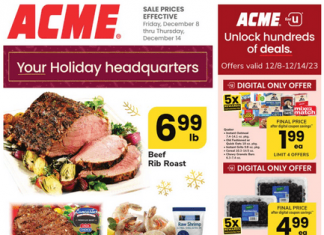 ACME Weekly Ad Dec 08 – Dec 14, 2023