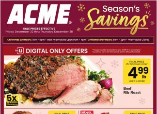 Acme Weekly Ad Dec 22 – Dec 28, 2023