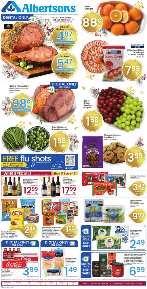 Albertsons Weekly Ad Dec 13 Dec 19, 2023