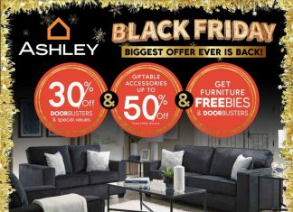 Ashley Furniture HomeStore Black Friday Sale Dec 19 – Dec 25, 2023