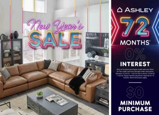 Ashley Furniture HomeStore New Year’s Sale Dec 22, 2023 – Jan 22, 2024