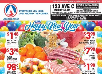 Associated Supermarkets Dec 29, 2023 – Jan 04, 2024 (New Year Promotion Included)
