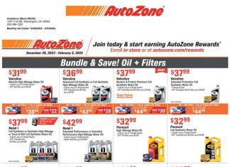 AutoZone Monthly Ad Dec 26, 2023 – Feb 05, 2024