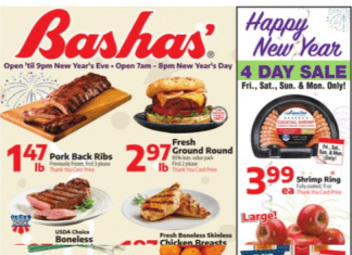 Bashas Weekly Ad Dec 27, 2023 – Jan 02, 2024 (New Year Promotion Included)