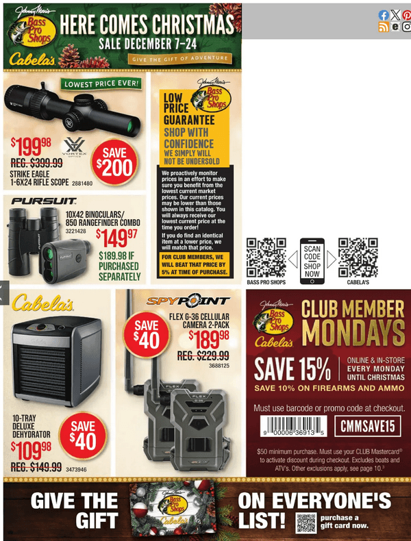 Bass Pro Shops Christmas Ad Dec 07 Dec 24, 2023