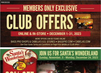 Bass Pro Shops Monthly Ad Dec 01 – Dec 31, 2023