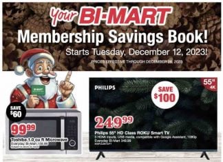 Bi-Mart Weekly Ad Dec 12 – Dec 26, 2023 (Christmas Promotion Included)