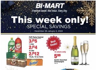 Bi-Mart Weekly Ad Dec 26, 2023 – Jan 02, 2024 (New Year Promotion Included)