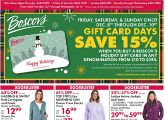 Boscov’s Weekly Ad Dec 07 – Dec 13, 2023