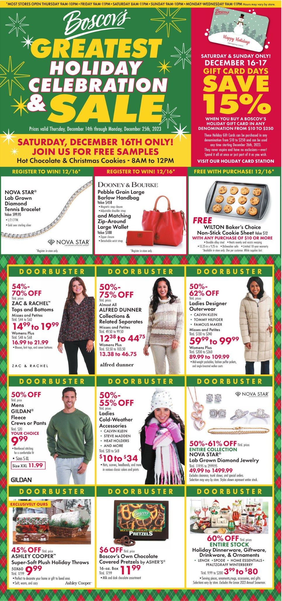 Boscov's Weekly Ad Dec 14 Dec 25, 2023 (Christmas Promotion Included)