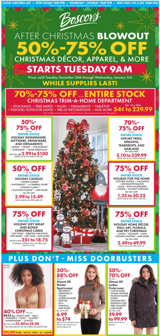 Boscov's Weekly Ad Dec 26, 2023 Jan 03, 2024 (Christmas Promotion