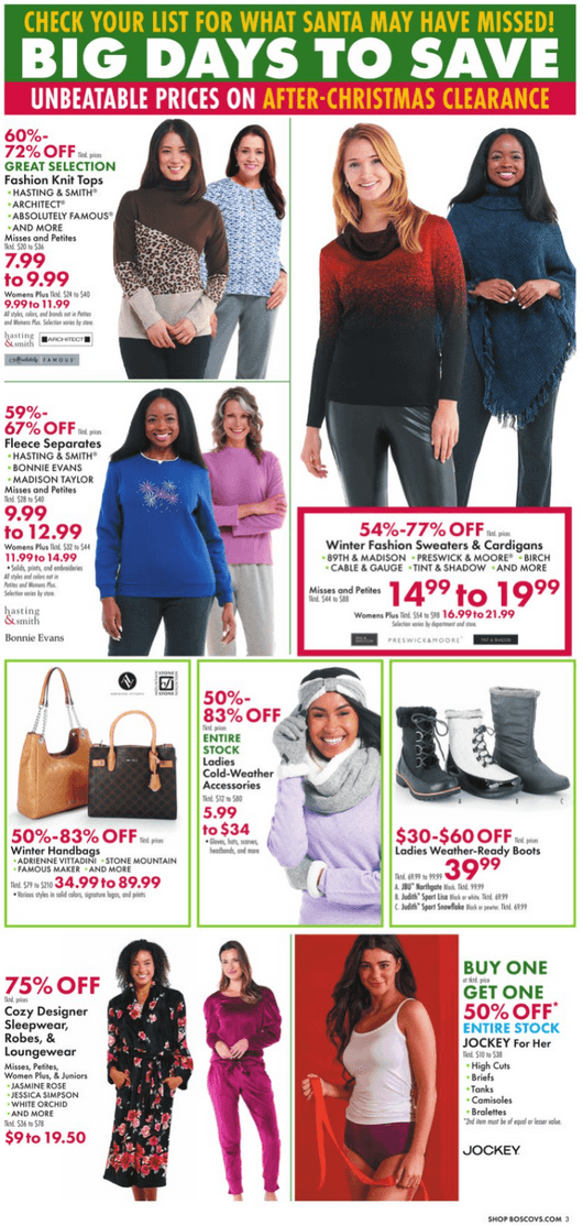 Boscov's Weekly Ad Dec 26, 2023 Jan 03, 2024 (Christmas Promotion Included)