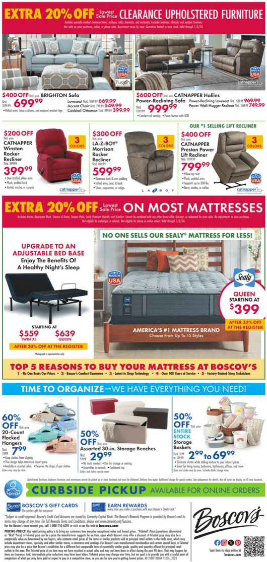 Boscov's Weekly Ad Dec 26, 2023 Jan 03, 2024 (Christmas Promotion