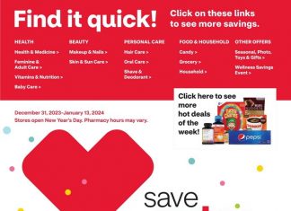 CVS Weekly Ad Dec 31, 2023 – Jan 13, 2024